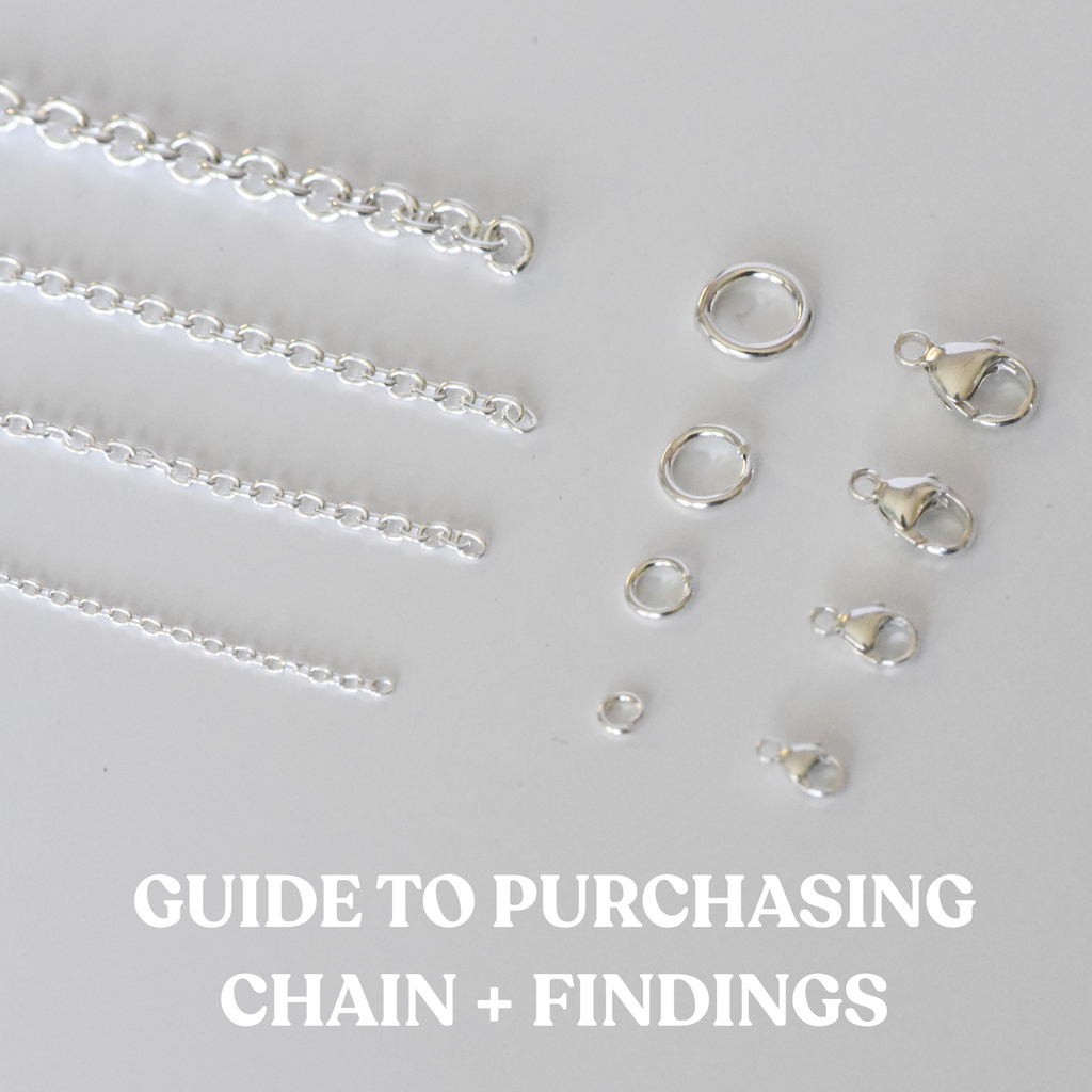 GUIDE TO ORDERING CHAIN AND FINDINGS