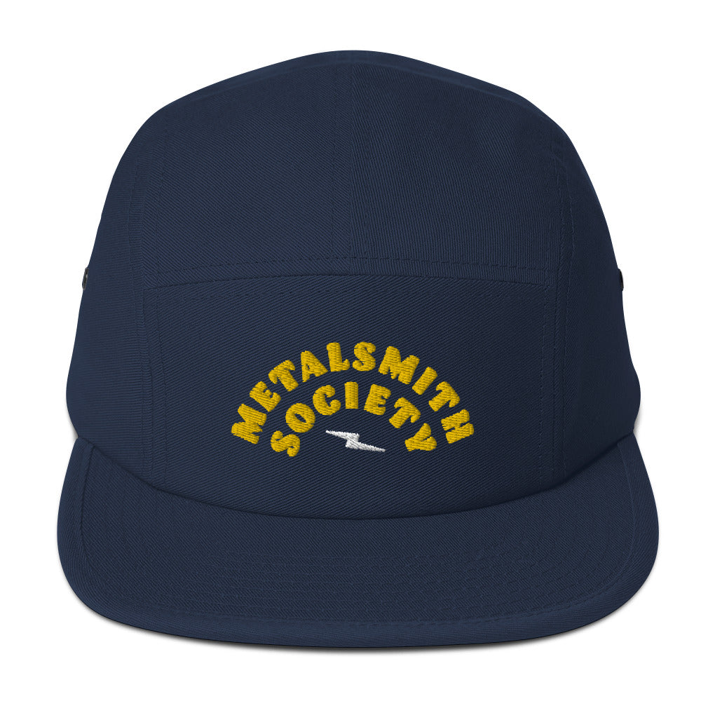 Metalsmith Society Embroidered Five Panel Hat in Navy