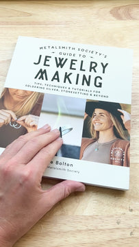 A video of Metalsmith Society's Guide To Jewelry Making by Corkie Bolton. Flipping through the pages and showing the jewelry projects in the book.