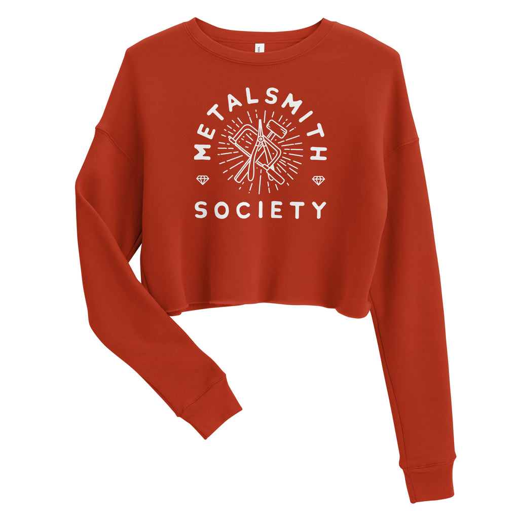 Metalsmith Society Crop Sweatshirt.